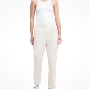 7 For All Mankind Faux Leather High Rise Party Joggers